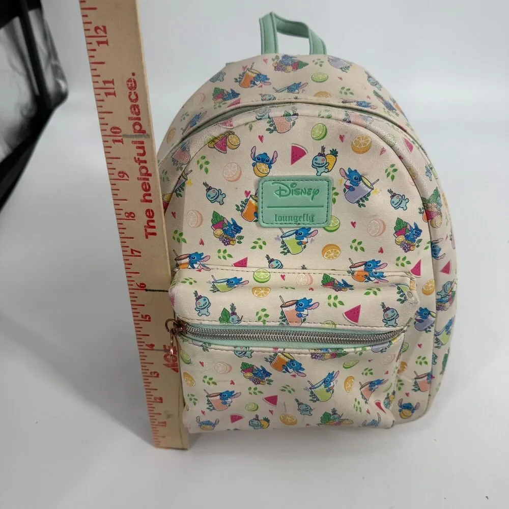 Disney Loungefly Lilo & Stitch Vacation Vibes Mini Backpack Scrump Watermelon